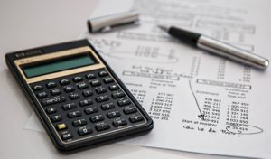 calculator financials pen