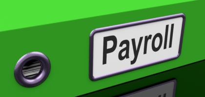 green payroll binder
